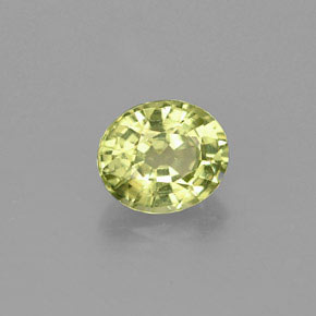 Granato del mali naturale verde da 1,24 ct, taglio ovale, VVS-VS