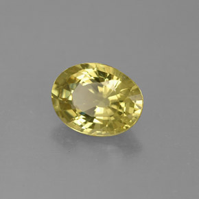 Granato del mali naturale verde da 1,45 ct, taglio ovale, VVS-VS