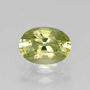 Granato del mali naturale verde da 1,05 ct, taglio ovale, VVS