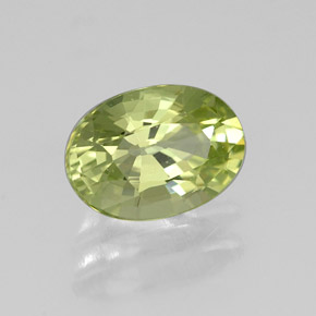 Granato del mali naturale verde da 1,05 ct, taglio ovale, VVS