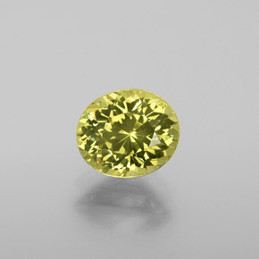 Granato del mali naturale verde da 1,38 ct, taglio ovale, VVS-VS