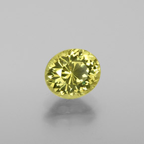 Granato del mali naturale verde da 1,38 ct, taglio ovale, VVS-VS