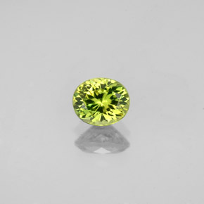 Granato del mali naturale verde da 0,79 ct, taglio ovale, VS