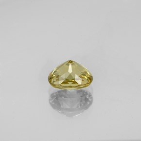 Piccolo Granato Oro verdastro naturale da 1.05 ct, Taglio ovale, VVS