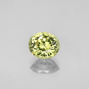 Granato del mali naturale verde da 1,51 ct, taglio ovale, VS