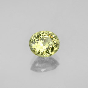 Granato del mali naturale verde da 1,51 ct, taglio ovale, VS