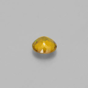Piccolo Granato Giallo verdastro naturale da 0.51 ct, Taglio rotondo, VS