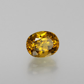 Granato del mali giallo verdastro naturale da 1,35 ct, taglio ovale, VVS