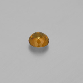 Piccolo Granato Oro verdastro naturale da 0.74 ct, Taglio rotondo, VVS
