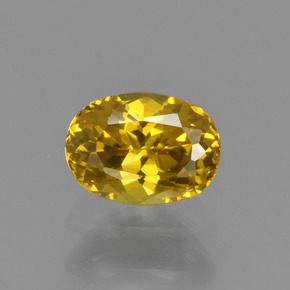 Granato del mali dorato verdastro naturale da 0,48 ct, taglio ovale, VS