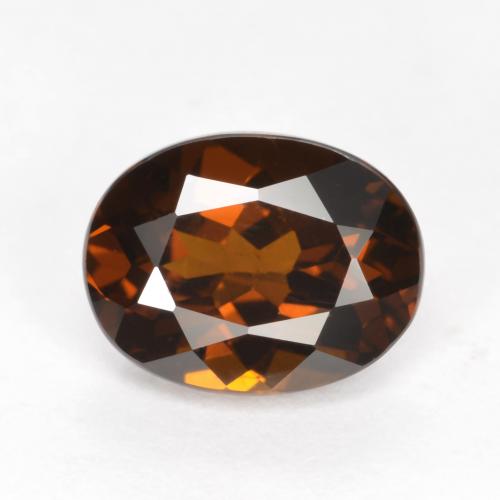Granato del mali arancione intenso naturale da 1,39 ct, taglio ovale, VVS-VS