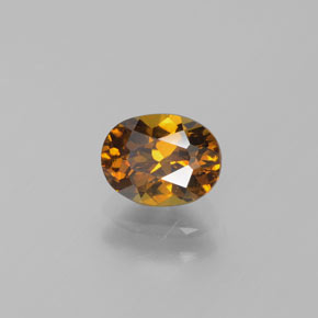 Granato del mali caramello marrone naturale da 1,11 ct, taglio ovale, VVS-VS