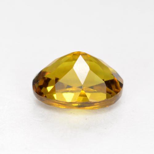 Piccolo Granato Oro marroncino naturale da 1.00 ct, Taglio ovale, VVS-VS