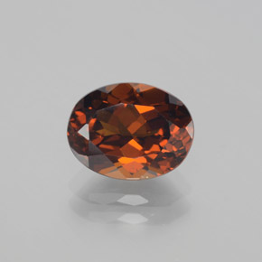 Piccolo Granato Bruno-arancio naturale da 2.66 ct, Taglio ovale, VS