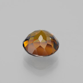 Piccolo Granato Oro verdastro naturale da 2.59 ct, Rotondo, VVS-VS