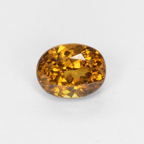 Granato del mali marrone dorato naturale da 0,88 ct, taglio ovale, VS
