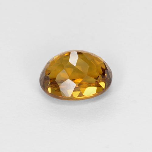 Granato del mali marrone dorato naturale da 0,88 ct, taglio ovale, VS
