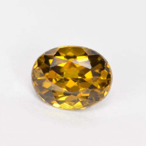 Piccolo Granato Caramello Marrone naturale da 0.81 ct, Taglio ovale, VS