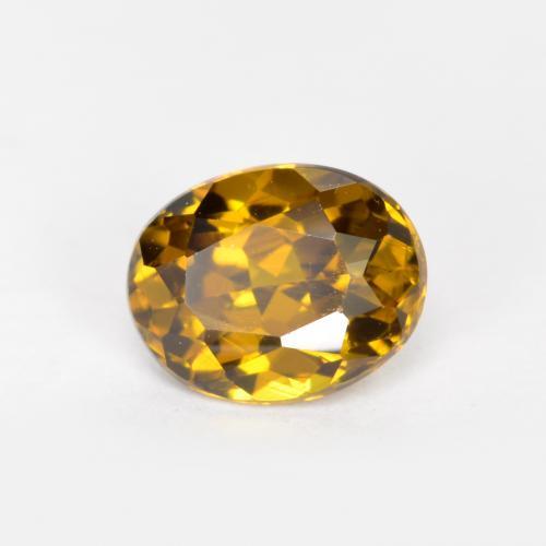 Piccolo Granato Caramello Marrone naturale da 0.81 ct, Taglio ovale, VS