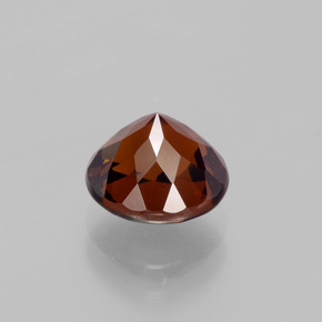 Piccolo Granato Bruno-arancio naturale da 2.40 ct, Taglio rotondo, VVS