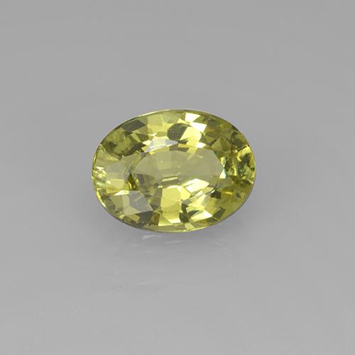Granato del mali caldo bosco verde naturale da 1,25 ct, taglio ovale, VVS-VS
