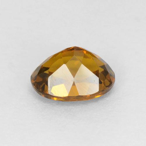 Granato del mali caramello marrone naturale da 0,46 ct, taglio ovale, VVS-VS
