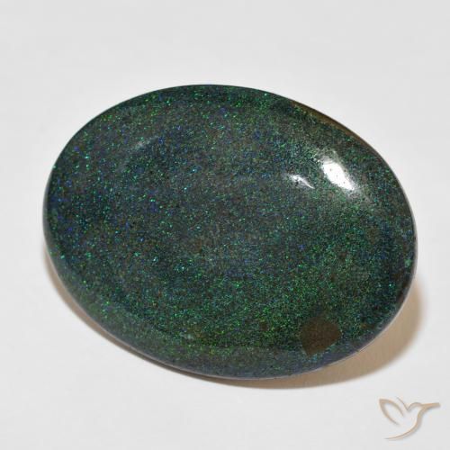 Matrice Opale Multicolore naturale da 48.05 ct, Ovale, Opaco