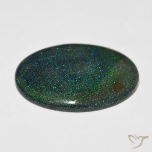 Matrice Opale Multicolore naturale da 48.05 ct, Ovale, Opaco