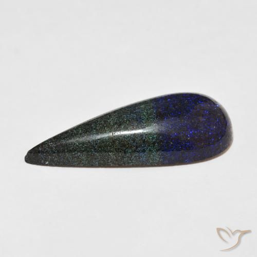 Matrice Opale Multicolore naturale da 17.81 ct, Forma a pera, Opaco