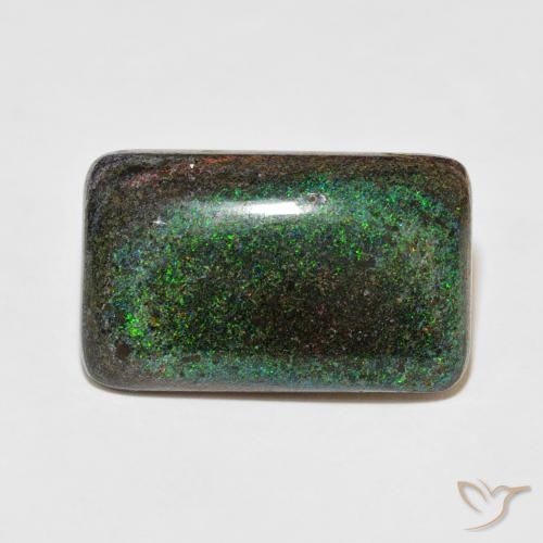 24.33ct Naturale Multicolore Matrix Opal, Cuscino, Opaco