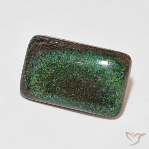 Matrice Opale Multicolore naturale da 24.33 ct, Cuscino, Opaco