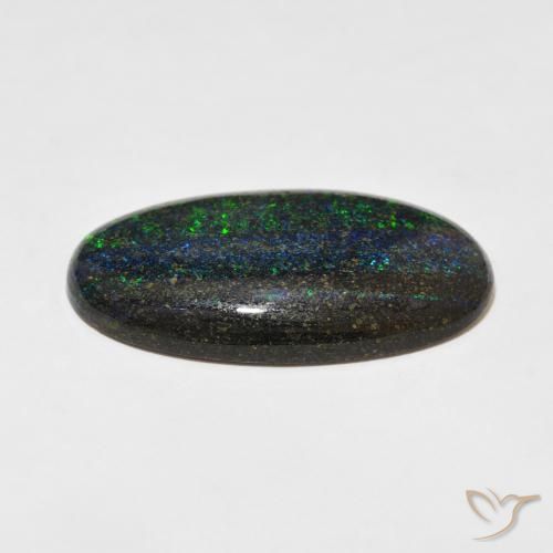 Matrice Opale Multicolore naturale da 29.48 ct, Ovale, Opaco