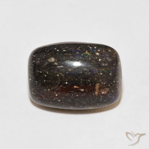 6.86ct Naturale Multicolore Matrix Opal, Cuscino, Opaco