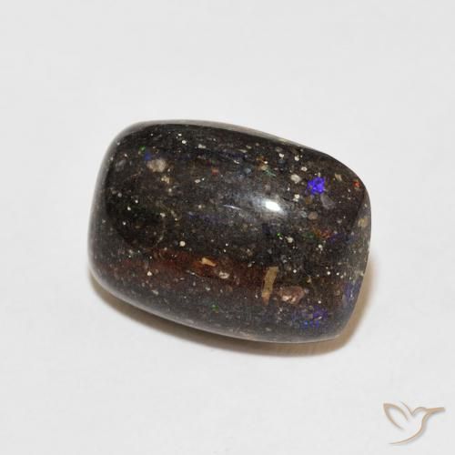 Matrice Opale Multicolore naturale da 6.86 ct, Cuscino, Opaco