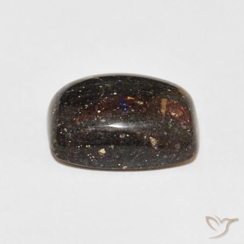 Matrice Opale Multicolore naturale da 6.86 ct, Cuscino, Opaco