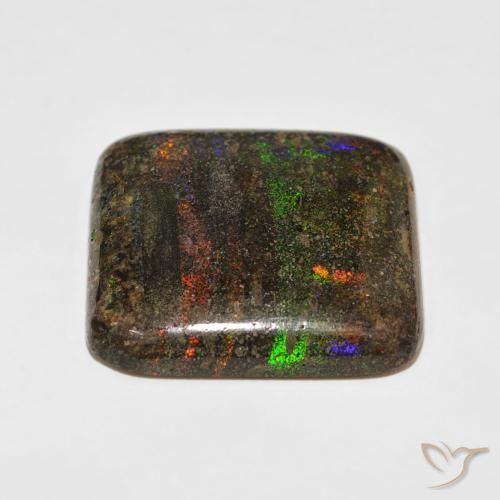 Matrice Opale Multicolore naturale da 51.05 ct, Cuscino, Opaco