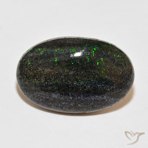 18.98ct Naturale Multicolore Matrix Opal, Ovale, Opaco