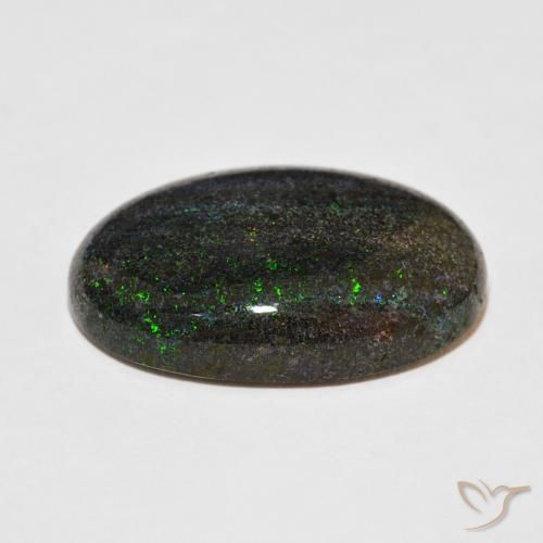 Matrice Opale Multicolore naturale da 18.98 ct, Ovale, Opaco