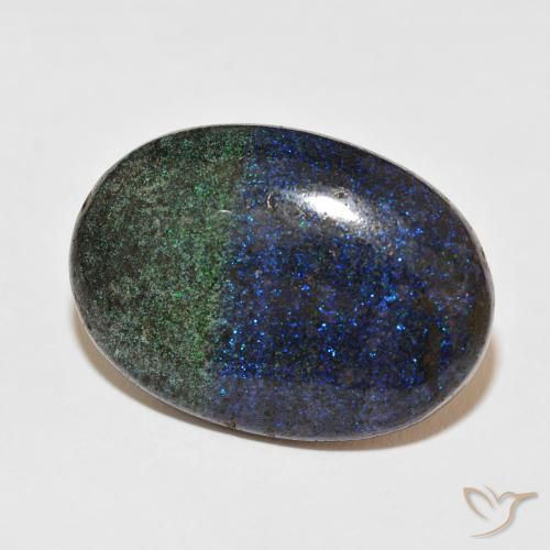 Matrice Opale Multicolore naturale da 27.00 ct, Ovale, Opaco