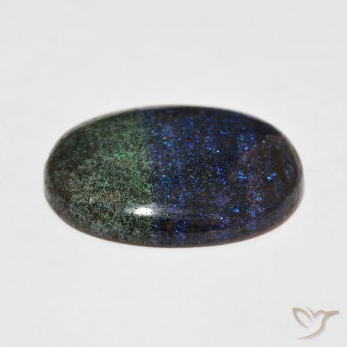 Matrice Opale Multicolore naturale da 27.00 ct, Ovale, Opaco