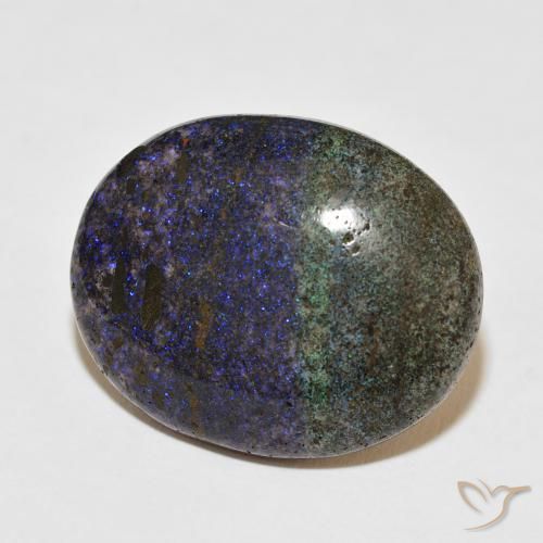 Matrice Opale Multicolore naturale da 24.43 ct, Ovale, Opaco