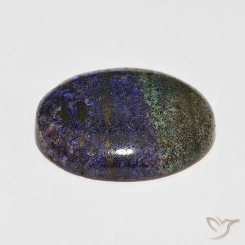 Matrice Opale Multicolore naturale da 24.43 ct, Ovale, Opaco