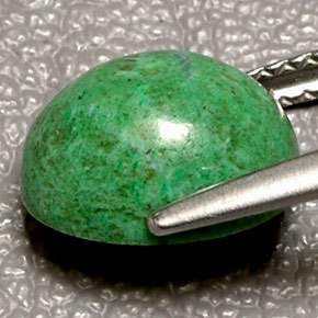 Maw-sit-sit naturale verde da 3,25 ct, taglio ovale, opaco