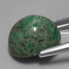 Maw-sit-sit naturale verde da 11,79 ct, taglio ovale, opaco