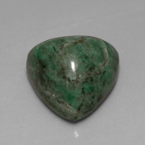 Maw-sit-sit naturale verde da 12,52 ct, trillion, opaco