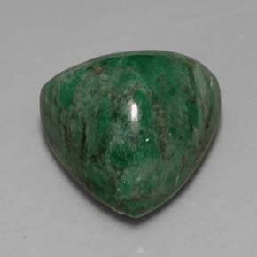 Maw-sit-sit naturale verde da 13,35 ct, trillion, opaco