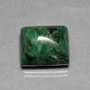 Maw-sit-sit Verde naturale da 15.54 ct, Taglio a baguette, Opaco