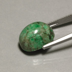 Maw-sit-sit Verde naturale da 14.98 ct, Taglio ovale, Opaco