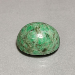 Maw-sit-sit naturale verde da 8,41 ct, taglio ovale, opaco