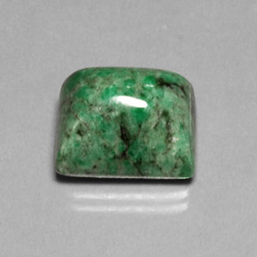Maw-sit-sit naturale verde da 15,19 ct, baguette, opaco